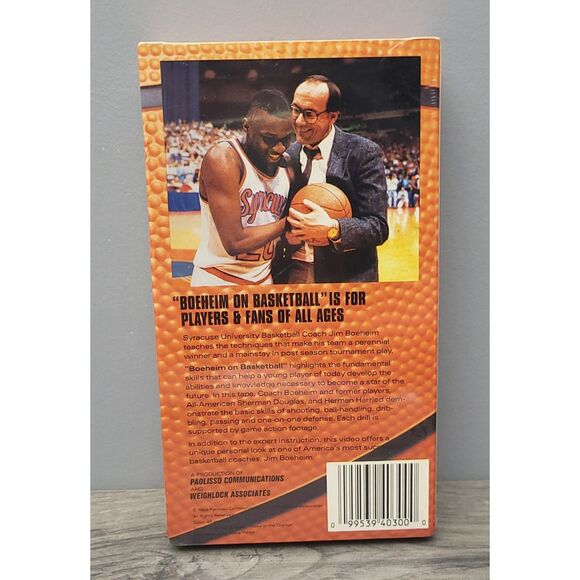 Rare Jim Boeheim On Basketball NEW VHS Tape NCAA SU Syracuse Orange Basketball - Picture 2 of 7